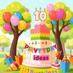 10th Birthday Party Ideas icon