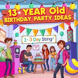 13 Year Old Birthday Party Ideas icon
