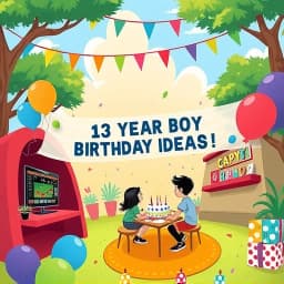 13 Year Old Boy Birthday Party Ideas icon