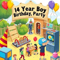 14 Year Old Boy Birthday Party Ideas icon