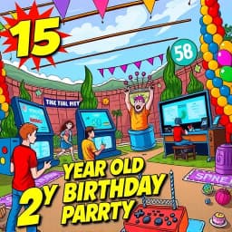 15 Year Old Boy Birthday Party Ideas icon