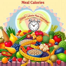 2000 Calorie Diet Plan Generator icon