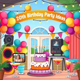 20th Birthday Party Ideas icon