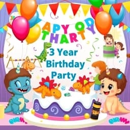 3 Year Old Boy Birthday Party Ideas icon