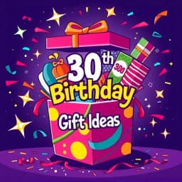 30th Birthday Gift Ideas icon