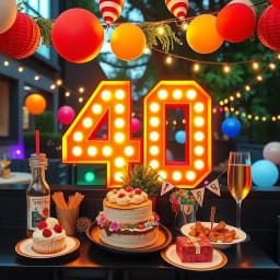 40th Birthday Party Ideas for Men icon