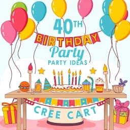 40th Birthday Party Ideas on a Budget icon
