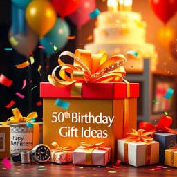 50th Birthday Gift Ideas icon