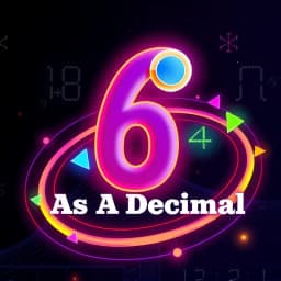 6 as a Decimal icon
