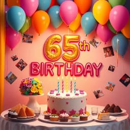 65th Birthday Party Ideas icon