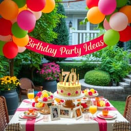70th Birthday Party Ideas icon