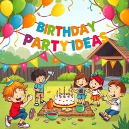 8 Year Old Birthday Party Ideas at Home icon