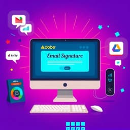 Adobe Email Signature Template icon