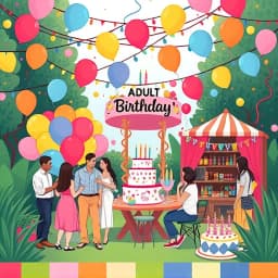 Adult Birthday Party Ideas icon