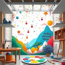 Aesthetic Painting Ideas Simple icon