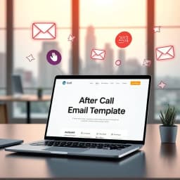 After Call Email Template icon