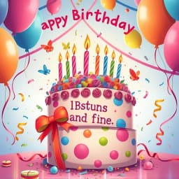 AI Birthday Poem or Card Message Generator icon