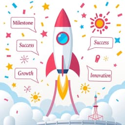 AI Company Milestone Achievement Announcement Generator icon