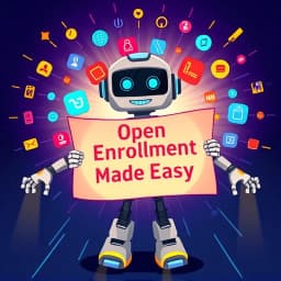 AI Employee Benefits Open Enrollment Announcement Generator icon