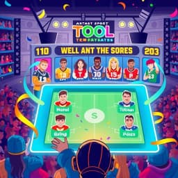 AI Fantasy Sports Team Name And Player Bio Generator icon