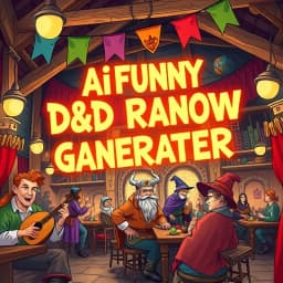 AI Funny D&D Player Character Backstories and Quirks Generator icon