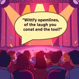 AI Funny New StandUp Comedy Routine Opening Lines Generator icon