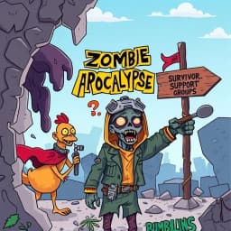 AI Funny New Zombie Apocalypse Fiction Character Backstories Generator icon