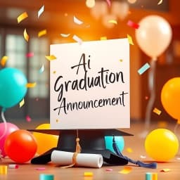 AI Graduation Announcement Letter Generator icon