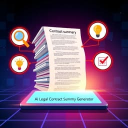 AI Legal Contract Summary Generator icon
