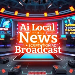 AI Local News Broadcast Script Generator for Daily Events icon