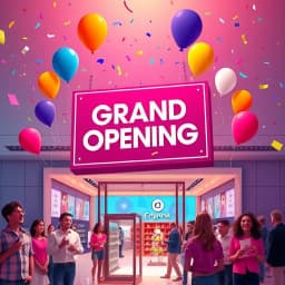 AI New Store Grand Opening Invitation Generator Free icon