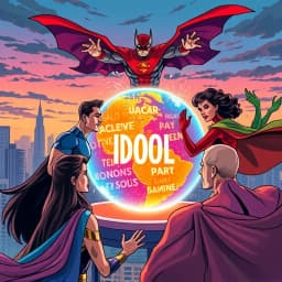 AI Original Superhero Team Name and Slogan Ideas Generator icon