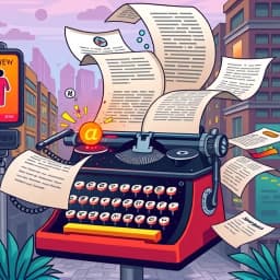 AI Personalized Fictional News Article Generator icon