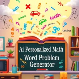 AI Personalized Math Word Problem Generator icon