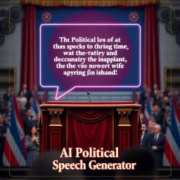 AI Political Speech Generator icon