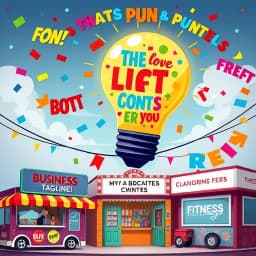 AI Punny Business Slogan and Tagline Ideas Generator icon