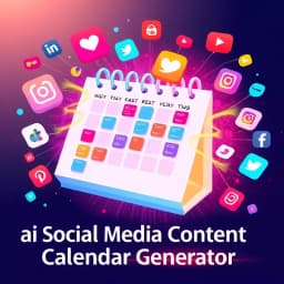 AI Social Media Content Calendar Generator icon