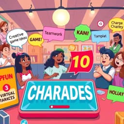 AI Virtual Team Building Charades Game Ideas Generator icon