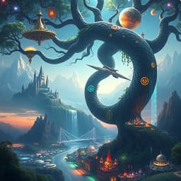 AI Worldbuilding Generator for Fantasy or SciFi Settings icon