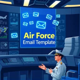 Air Force Email Template icon