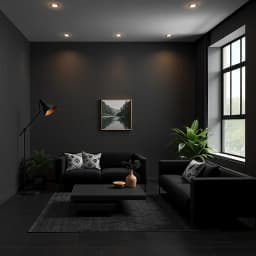 All Black Interior Design icon
