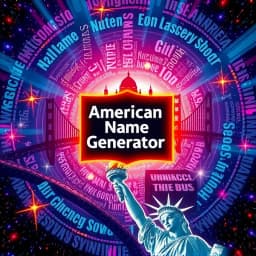 American Name Generator Male icon