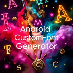 Android Custom Font Generator icon