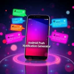 Android Push Notification Generator icon