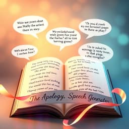 Apology Speech Generator icon