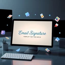 Apple Email Signature Template icon