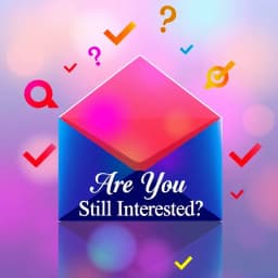 Are You Still Interested in the Position Email to Candidate Template icon