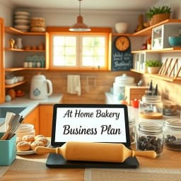 At Home Bakery Business Plan icon