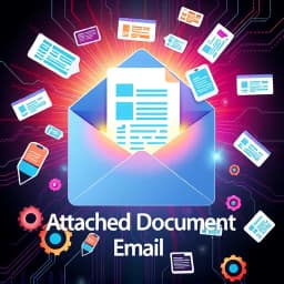 Attached Document Email Template icon
