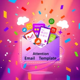 Attention Email Template icon